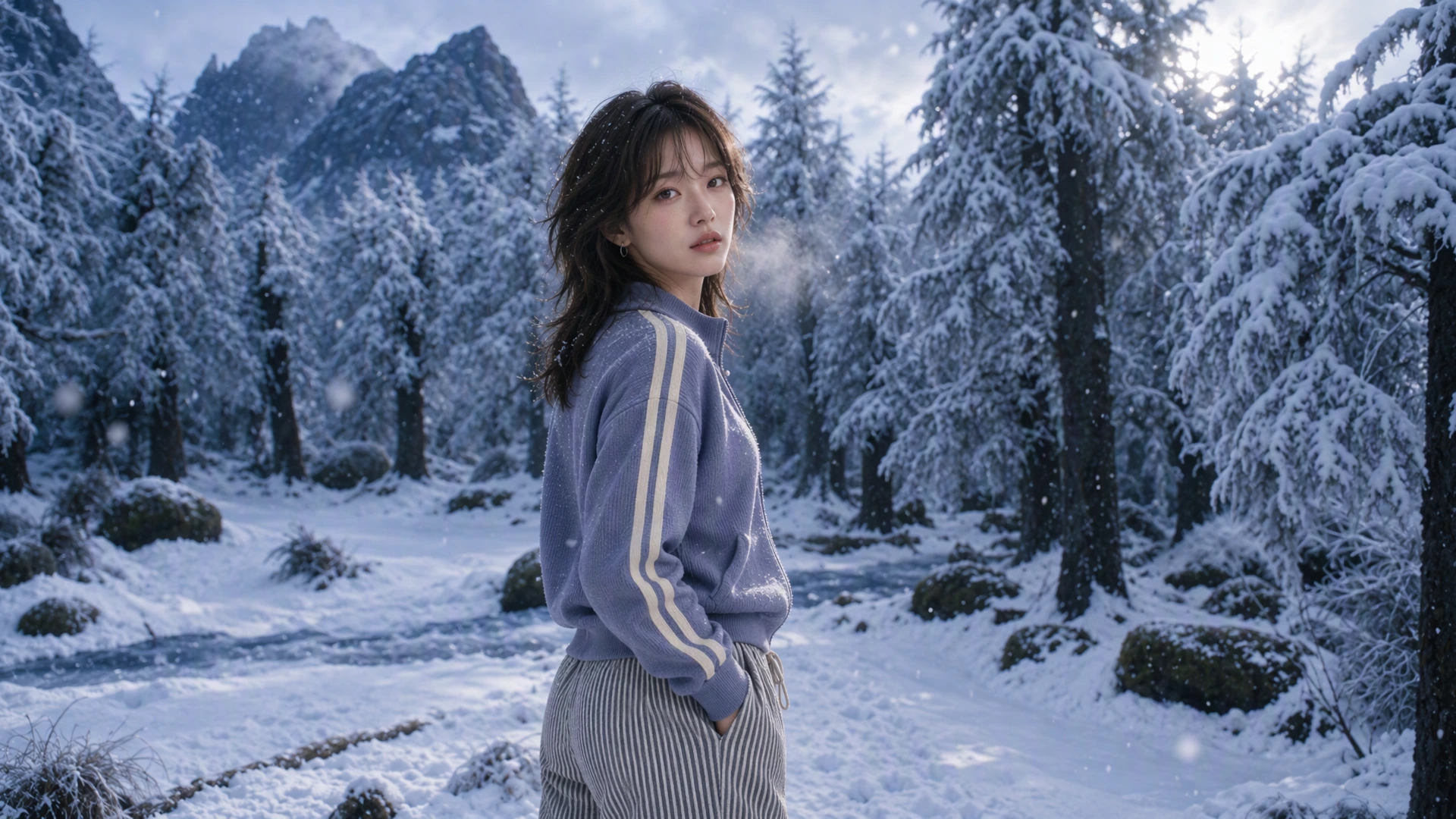 Pro / 설원 속 캐릭터